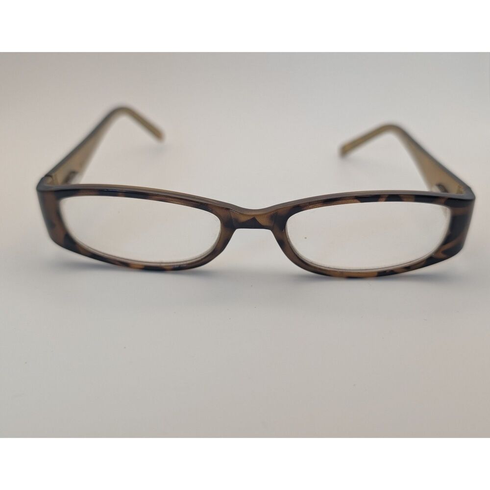 Foster Grant Tortoiseshell Rectangular Eyeglass Women’s Plastic Brown Reader